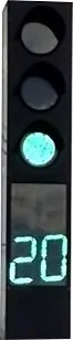 Contador de LED Semafórico